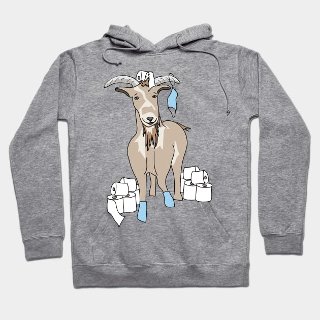 Corona Goat Hoodie by kristinbell